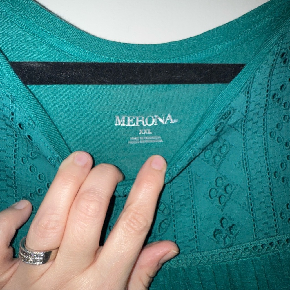 Merona Teal Blouse